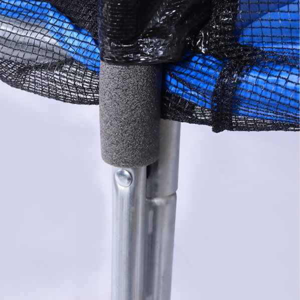 Батут Atlas Sport 374 см (12ft) PRO (усиленные опоры) с лестницей, максимальная нагрузка 150 см.